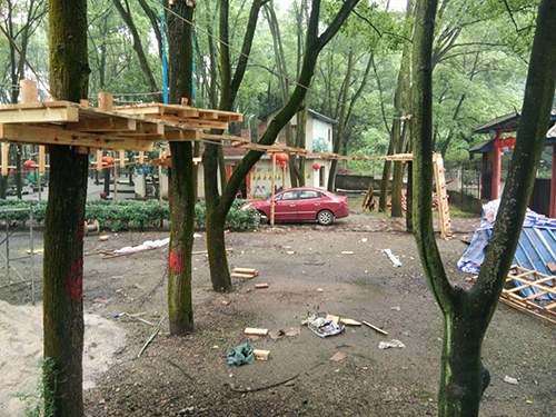 丛林穿越｜丛林拓展训练器材