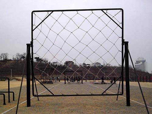 400米渡海登训练器材｜绳网